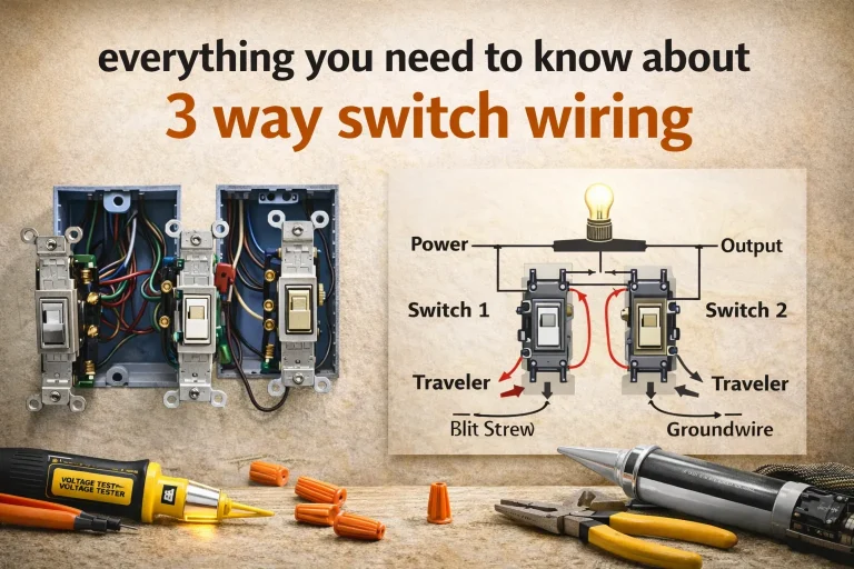 Learn 3 way switch wiring safely with our guide
