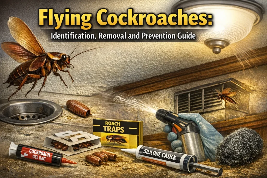 flying cockroach - complete guide - home problem fix